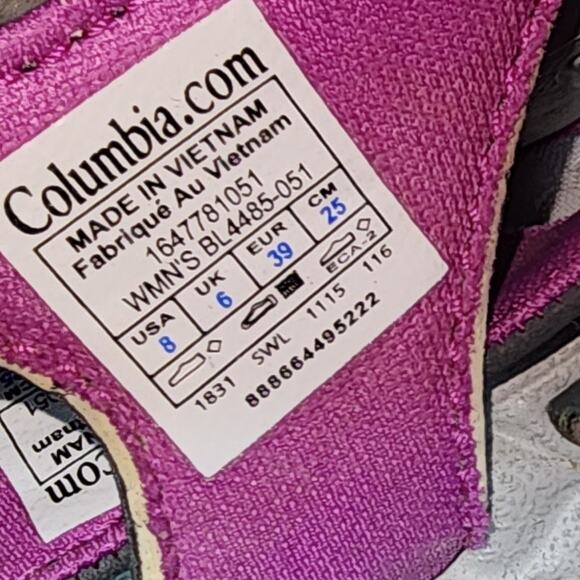 COLUMBIA WOMENS SZ 8 PFG SUNTECH VENT SANDALS SHOES - Picture 3 of 6